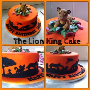 I ADORE THE LION KING CAKE - LOVED THIS ONE.